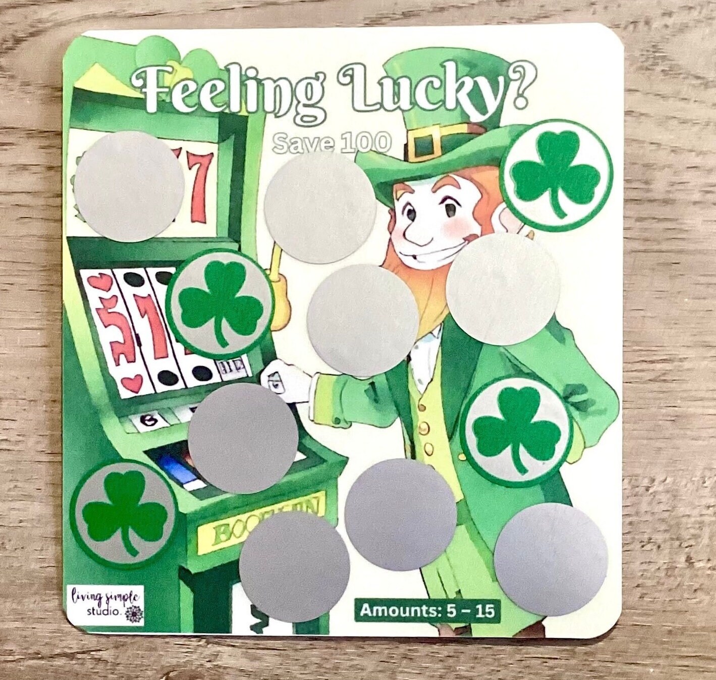 saint patricks day scratch off price