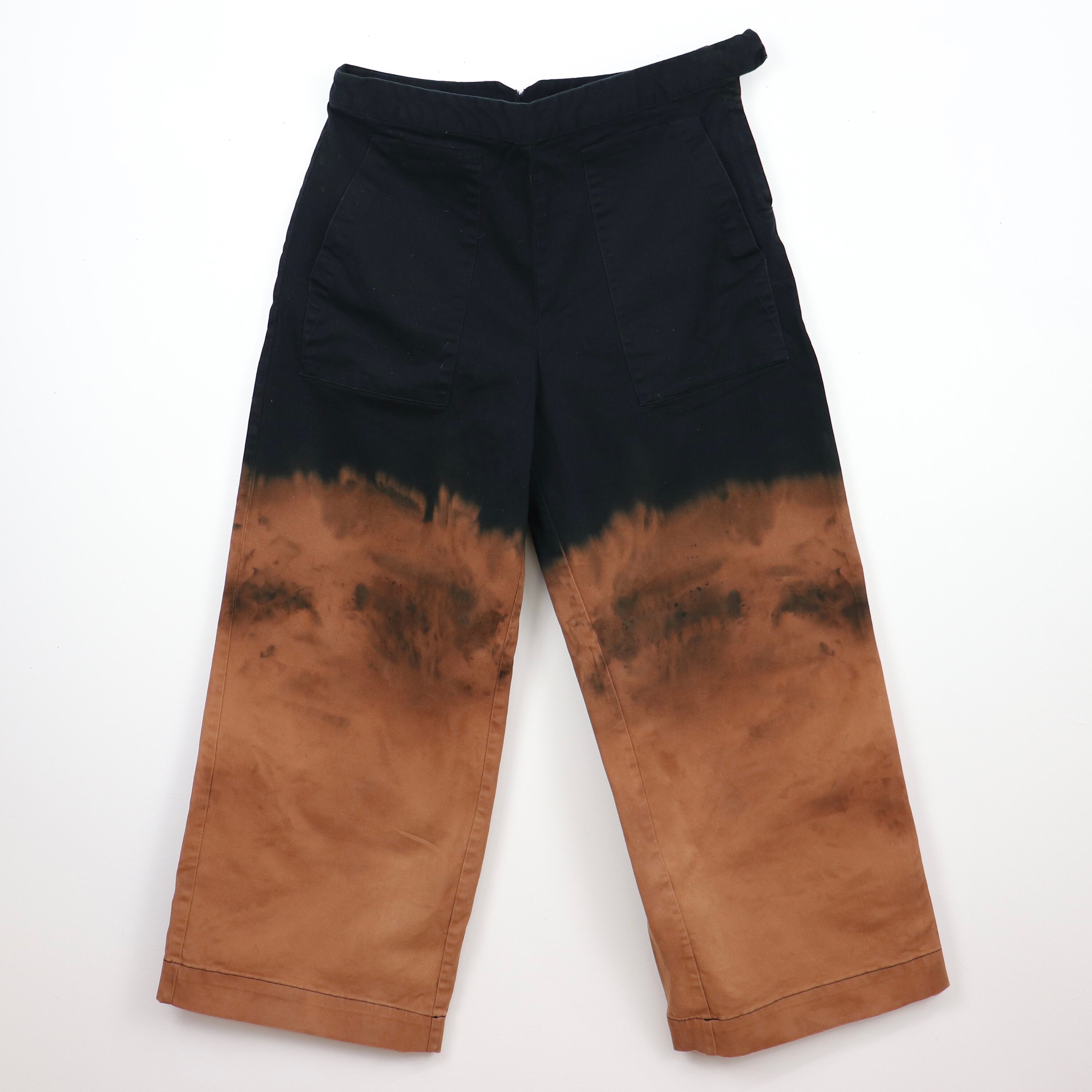 Bleach Dye vintage Pants Petit Etsy