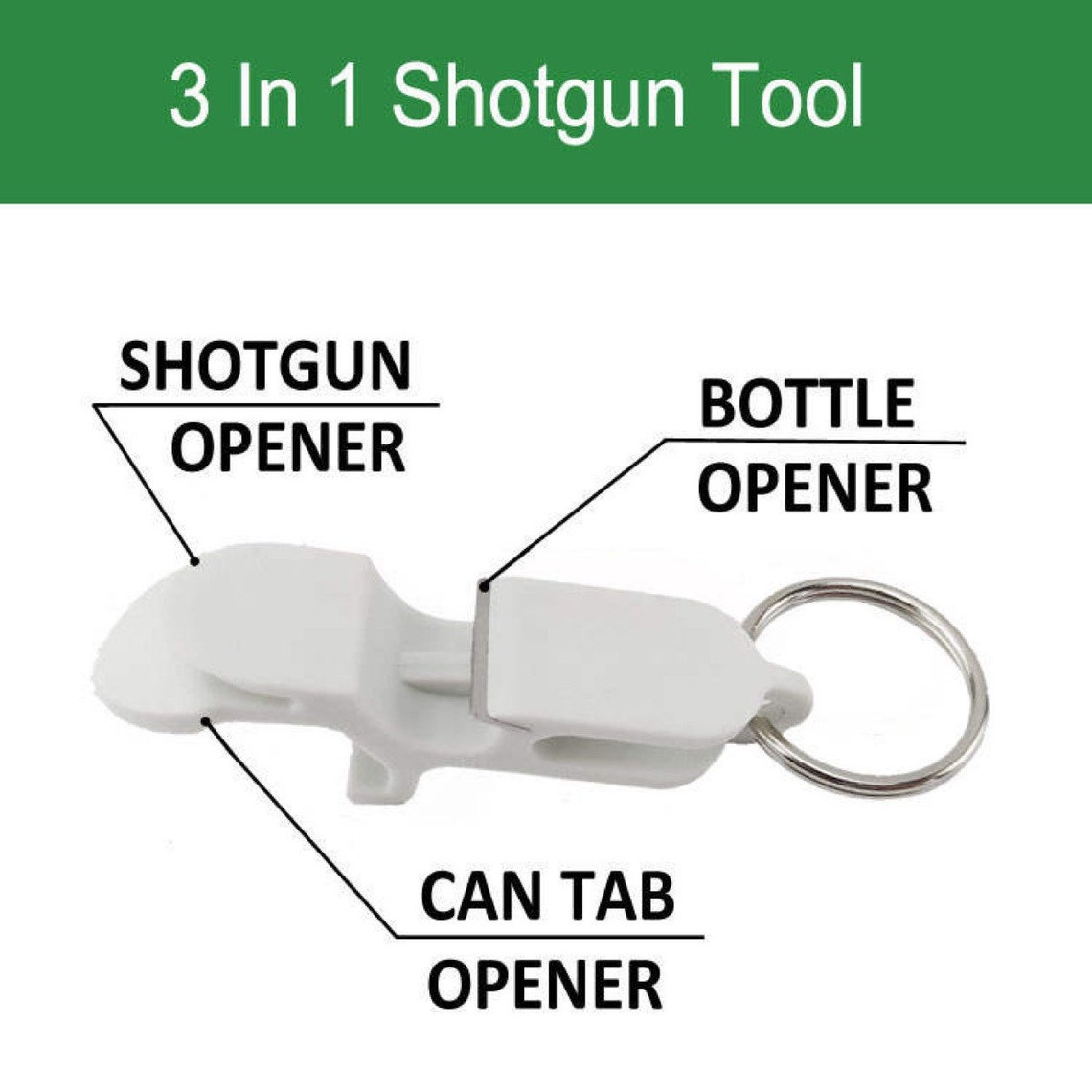 3 PACK Shotgun Tool Bottle Opener Keychain Can Bottle opener Etsy