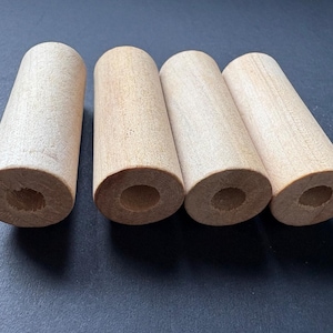 wholesale 50pcs 50x19mm wooden tube beads wooden column  craft for DIY *W397