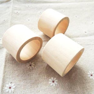 4pcs large 40X30mm wood tube wooden tube NW070
