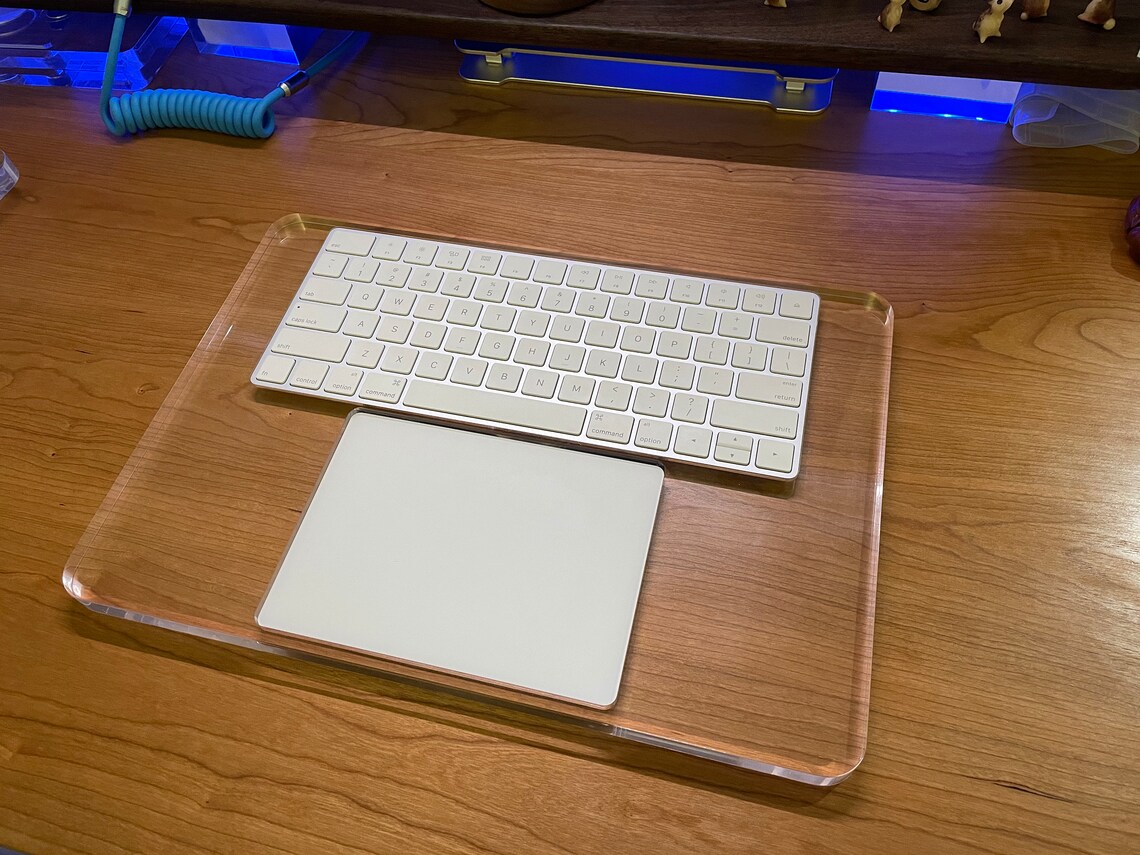 Apple MBP16 size Trackpad and Magic Keyboard tray pad Etsy