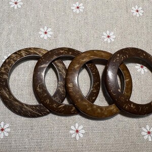 10pcs 50mm coconut donut coconut ring coconut circle (NW138)