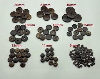 6mm/11mm/13mm/15mm/18mm/20mm/23mm/30mm coconut donut coconut discs coconut circle ( NW435HJ)
