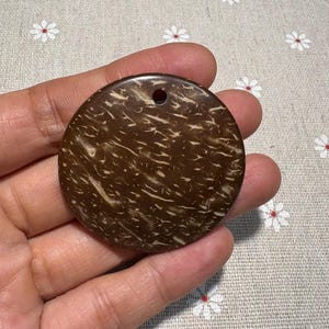 8pcs 44mm coconut shell discs coconut shell  circle ( NW249)
