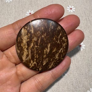 8pcs 44mm coconut shell discs coconut circle no hole ( NW254)