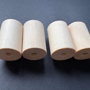 30x19mm wooden tube beads wooden column  craft for DIY *NW925