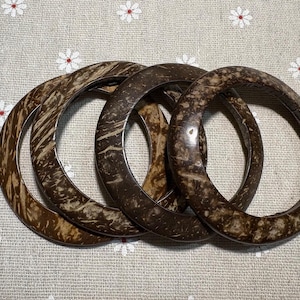 8pcs 69mm coconut donut coconut ring coconut circle (NW119)