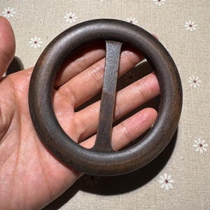 large 90mm brown wood buckle for belt wooden buckle for 2.5&quot; belt  (W498)