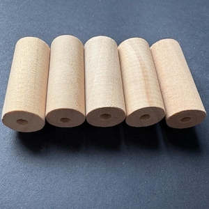 wholesale 70pcs 32x16mm wooden tube beads wooden column  craft for DIY *W293