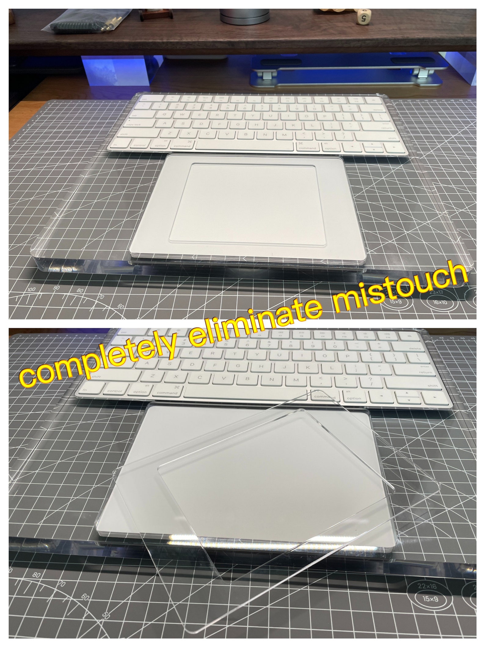 Apple Trackpad and Magic Keyboard Tray Pad Wrist Rest Hand Etsy