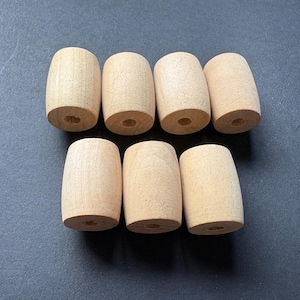 12pcs 24x17mm wooden tube beads wooden column  craft for DIY *W281