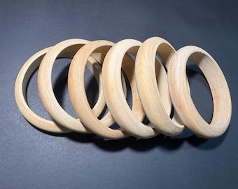 20pcs Natural Wood Bangle Wood ring   for your handmade 66mm ( W168)