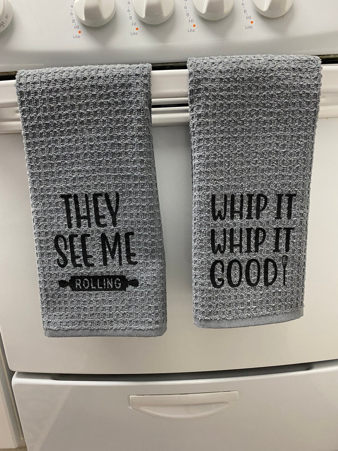 Kitchen Dish Towels Set of 2 Made to Order Pick your Etsy