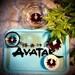 Avatar Rolling Tray, Acrylic Grinder, Stash Jar and Ash Tray Gift Set 