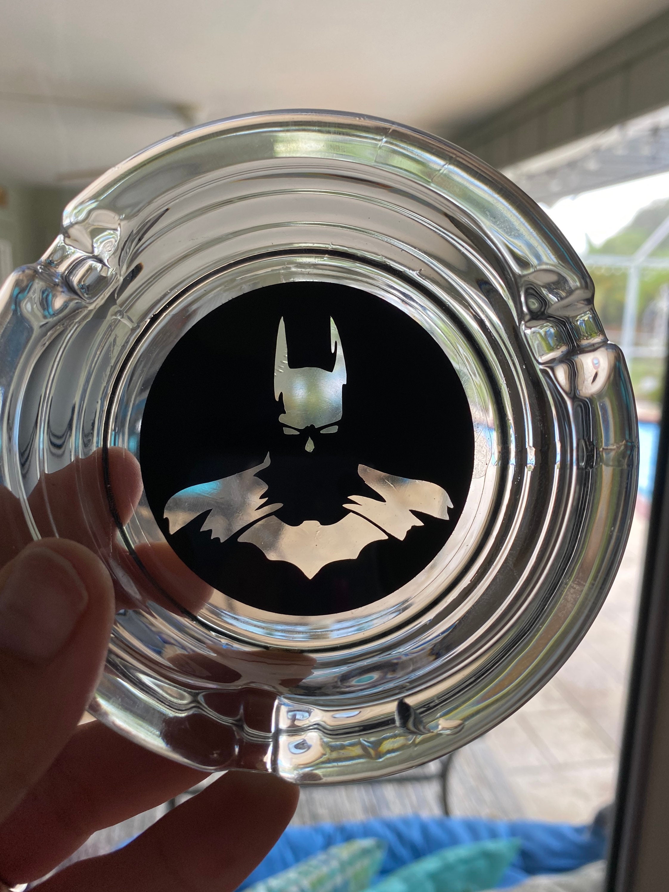 Batman Rolling Tray Grinder Stash Jar and Ash Tray Etsy
