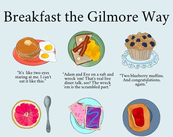 Gilmore Breakfast Poster (Digital Download)