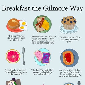 Gilmore Breakfast Poster (Digital Download)