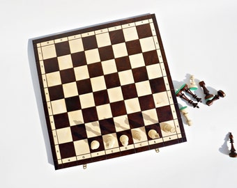 Personalized Wooden Chess Set 18", Personalization for FREE, Perfect Birthday Gift, Free Express Shipping