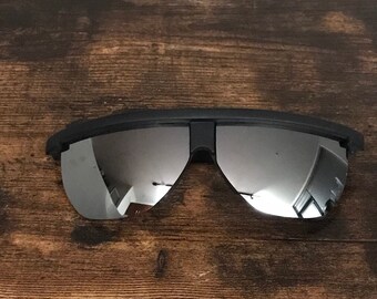 Vintage Deadstock 90s New Neon Black Mirror Revo Sunglasses New A8