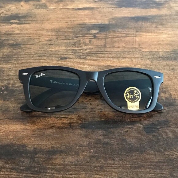 matte black ray ban wayfarer