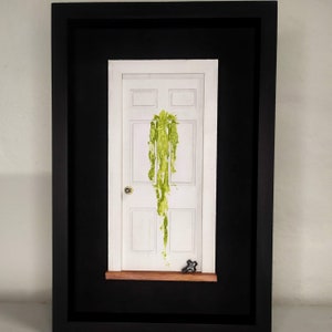 The Exorcist - Regan MacNeil room door display frame, The exorcist shadowbox