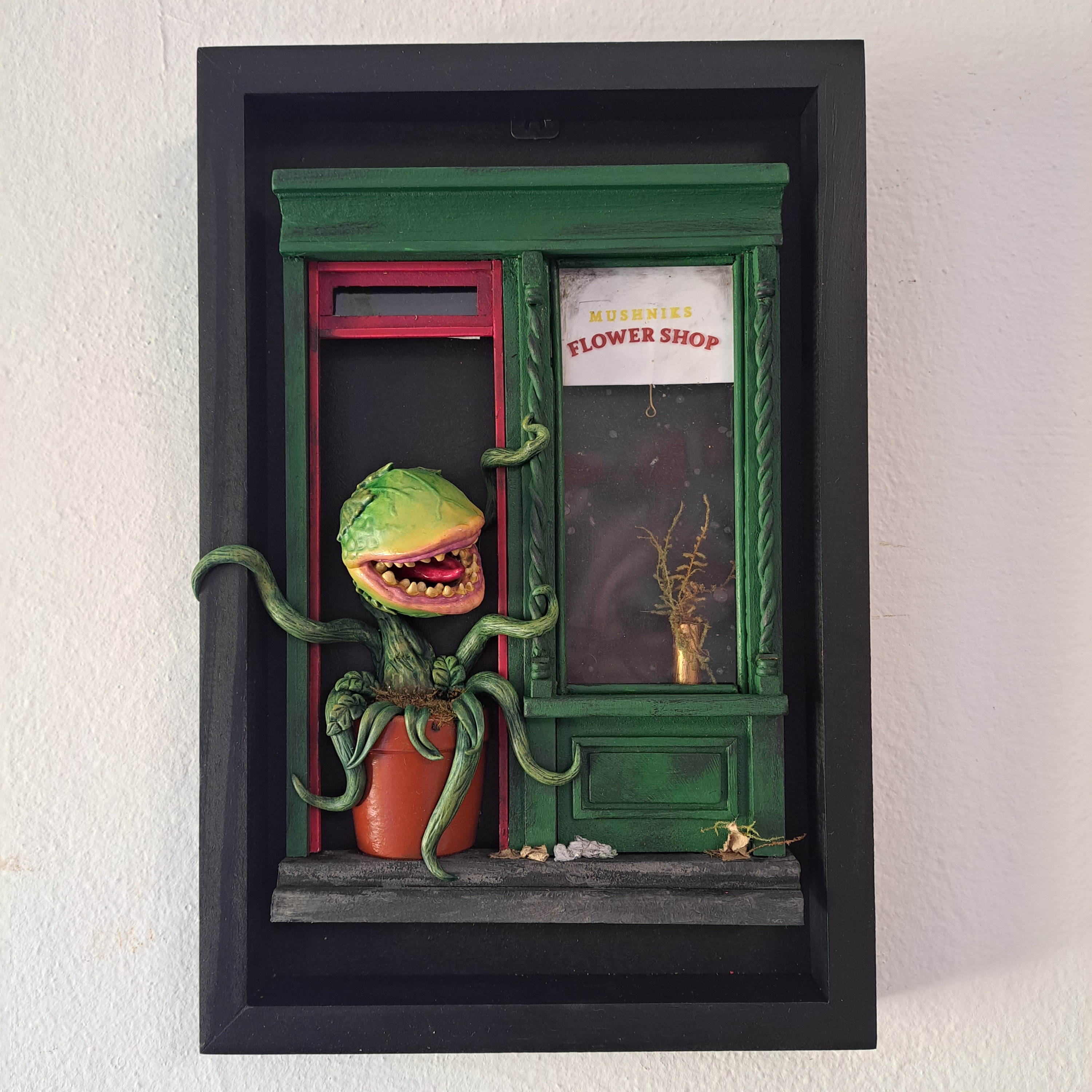 Feed Me Seymour! Little Shop of Horrors Shadow Box. LIMITED