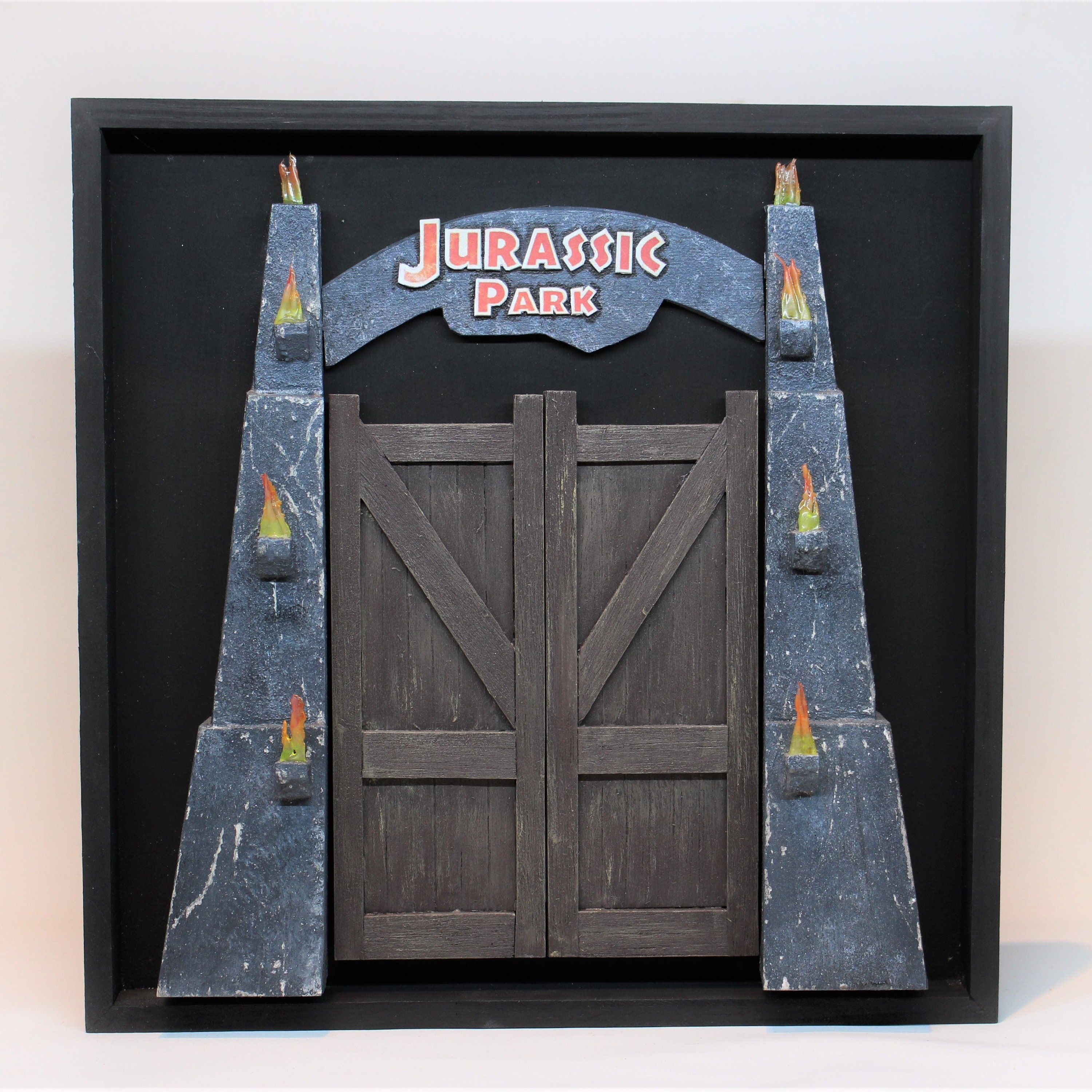 Jurassic Park display frame Etsy