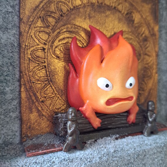 カルシファー ミニチュア ファン アート、ハウルの動く城ボックス