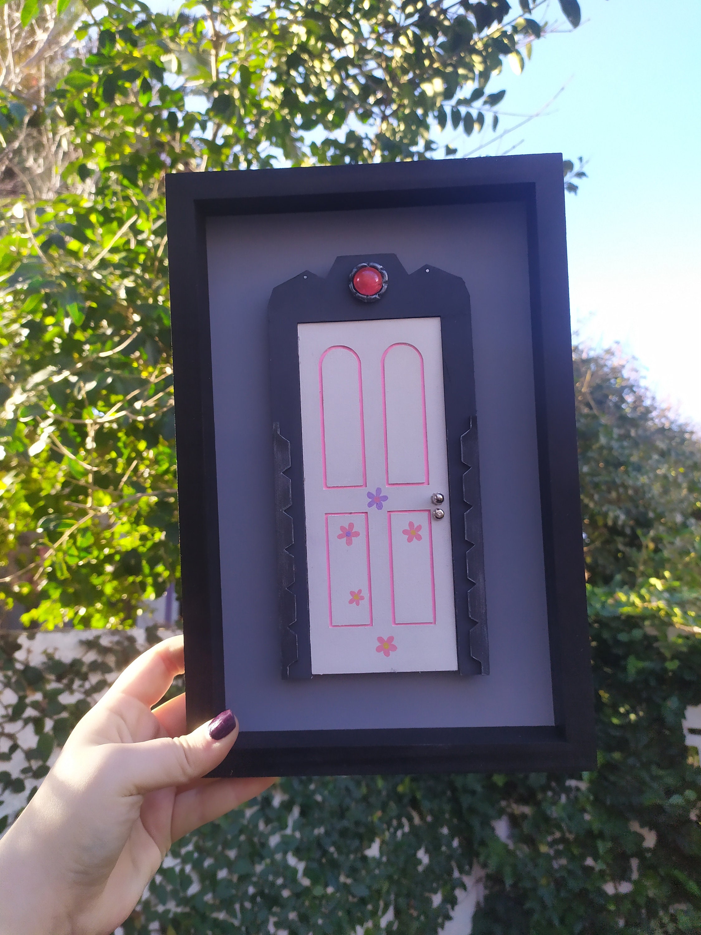 モンスターズ インク ドア シャドウボックス ディスプレイ フレーム