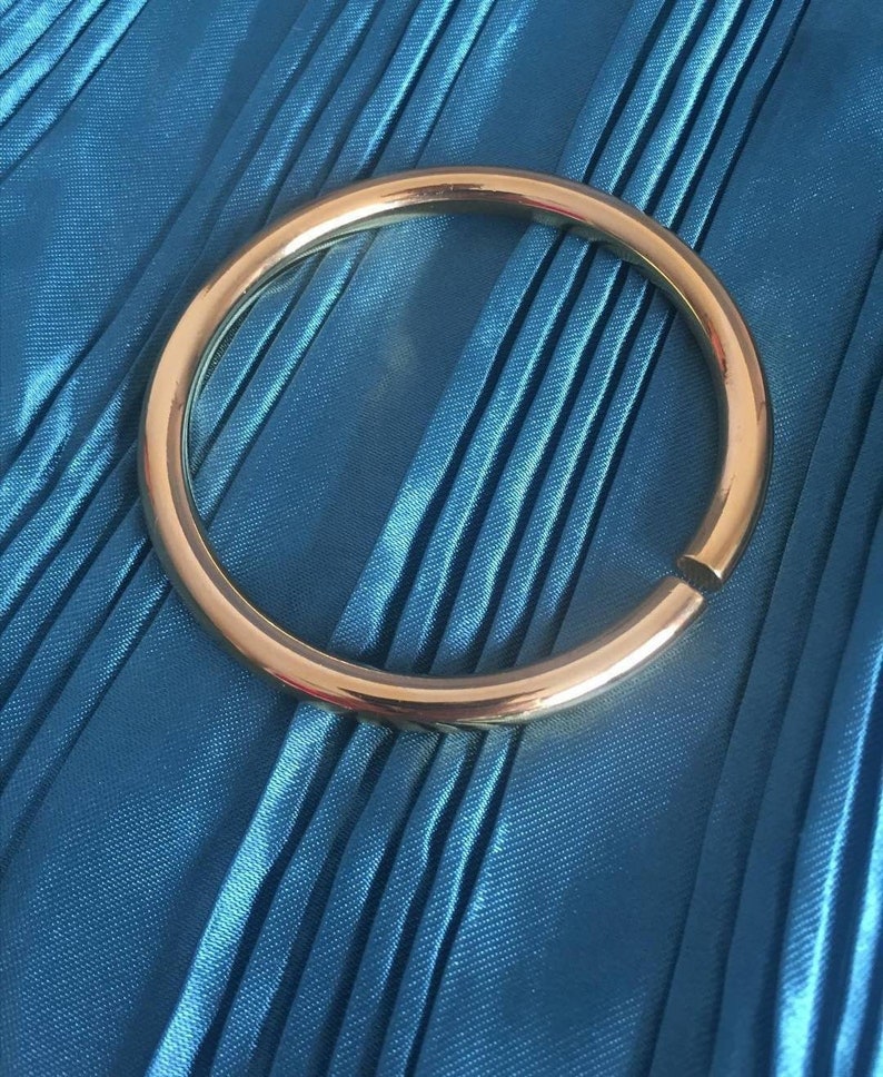 Chunky brass cuffbangle