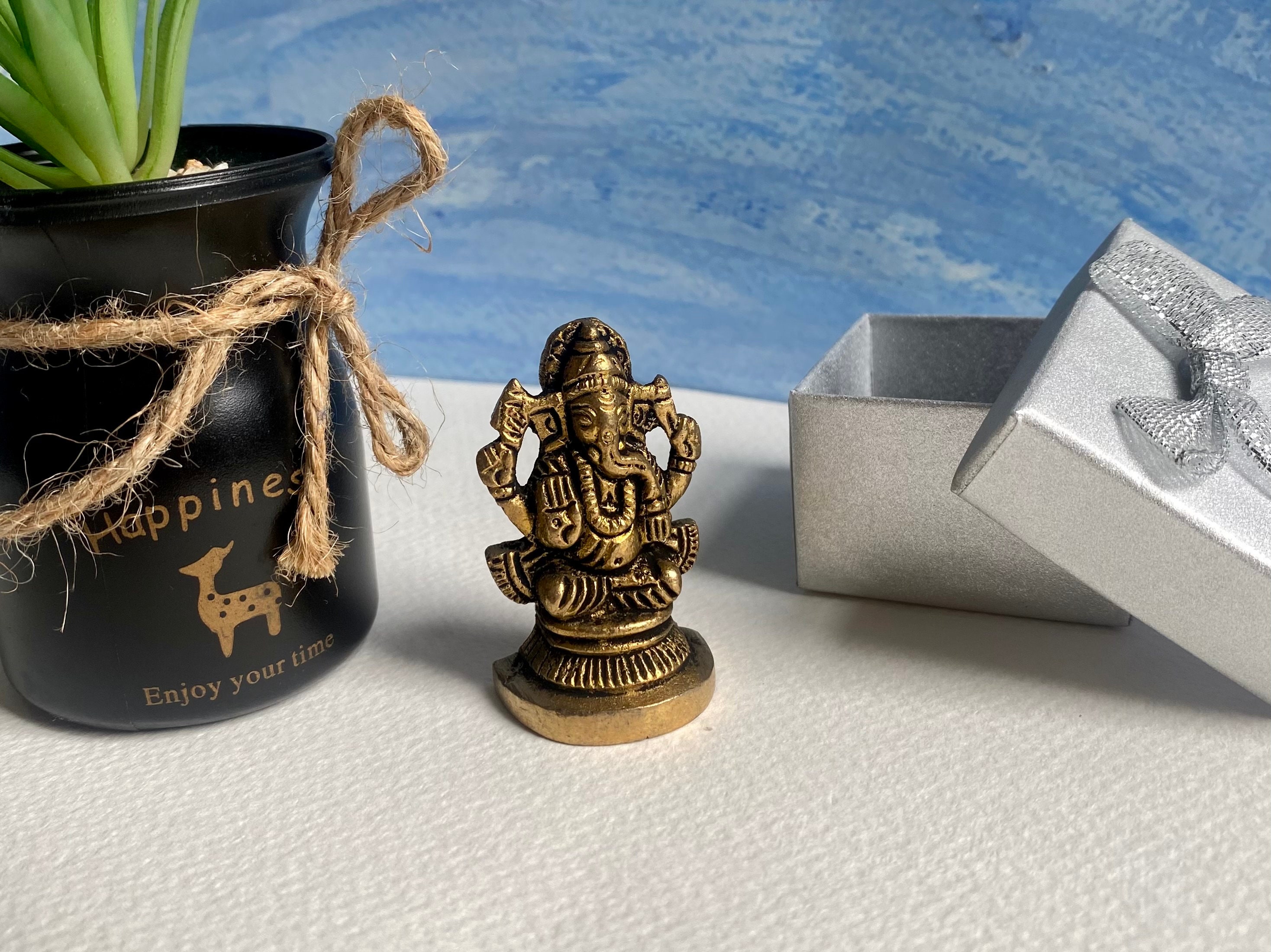 Ganesha _Poshak_ Vastra for Size Idol Figure - (16