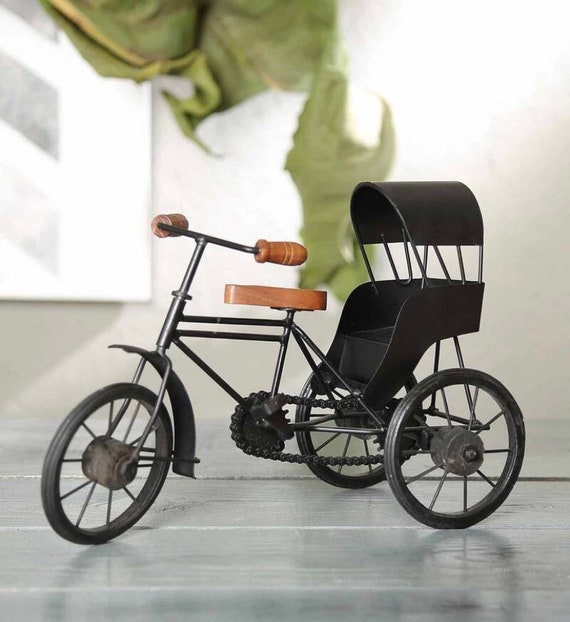 Bicycle Metal Model auto Riskha old Bike Vintage Toy Collector