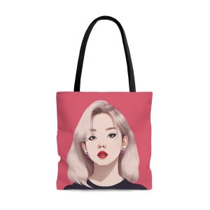 KPOP Inspired Tote Bag Korean Culture Cute Korean Girl Carry Around Carry On Shopping Bag K-POP