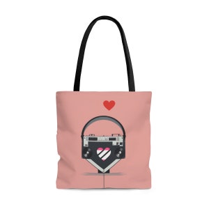 KPOP Music Love Tote Bag Korean Culture Cute Korean Bag Carry Around Carry On Shopping Bag