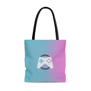 Gaming Controller Tote Bag For Gamer Boy Gamer Girl Carry Around Carry On Handbag