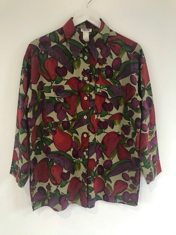 Rodier Paris Vintage Ladies Blouse/Shirt Safari/U… - image 6