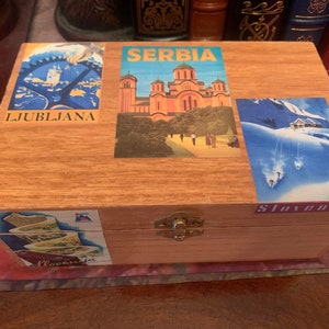 Beautiful Yugoslav Tourist Advertisement Box