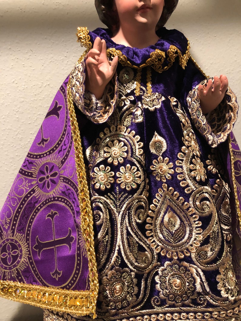 Infant of Prague handmade vestments Etsy