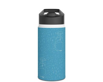 Rainy Snowman Water Bottle | Stainless Steel Bottle