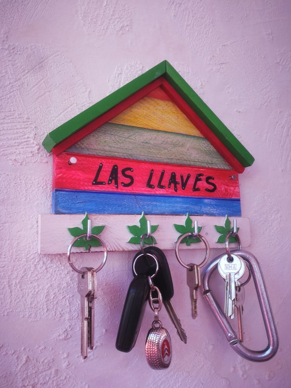 Llaveros colgador de llaves, cuelga llaves originales, Artísticos,  originales, de Madera Recuperada -  México