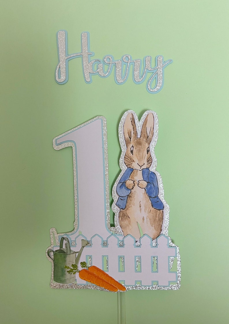 Peter Rabbit Cake Topper Bundle - Etsy UK