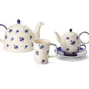 Tee Kanne aus Keramik, 1,9 l, Handbemalt, Teekanne, Teezubereitung Bild 7