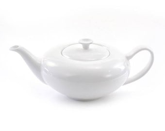Teekanne aus Fine Bone China 0,65 l, H 13 cm, Ø 7,3 cm, Teezubereitung, Geschenk