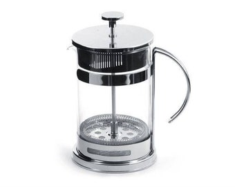 Tee-Kaffeezubereiter, Frenchpress, Teamaker aus Glas, Edelstahl und Kunststoff, 0,75 l, Teekanne, Tee Zubehör. Teekanne, Tee, Teesieb