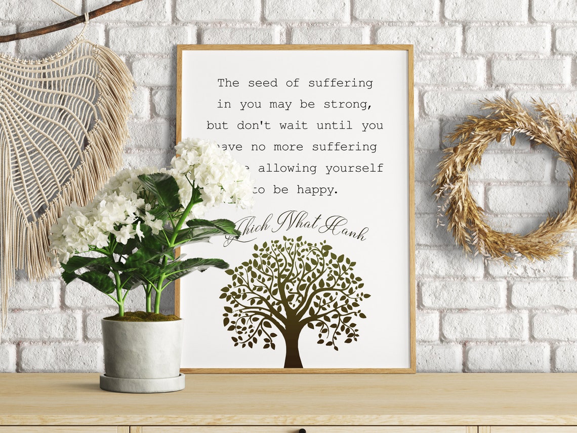 Thich Nhat Hanh Quotes Thich Nhat Hanh Art Wall Art