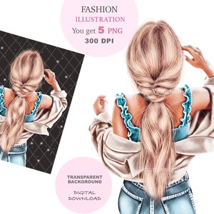 Fashion girl clip art - Fashion Illustrations,Girl clipart, Fashion Clipart, Girl Planner PNG, Digital Girl Clip Art, Cute Girl Clip Art
