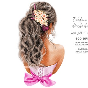 Fashion girl clipart, Clip art and image files, girl clip art png, illustration fashion girl , beauty girl style print, digital png