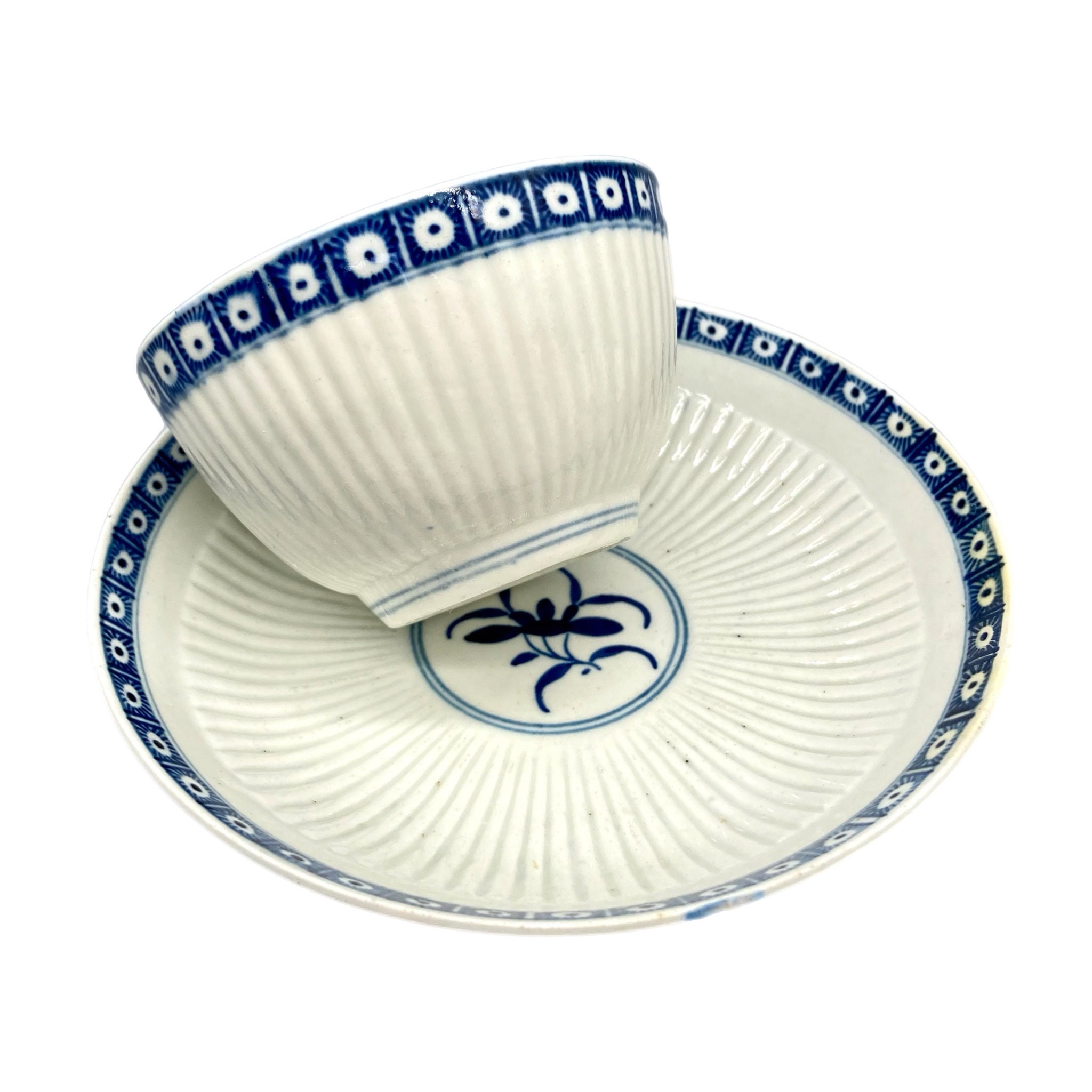 Worcester Suger Bowl (1770年頃) 初期Worcester シュガーボウル(1770