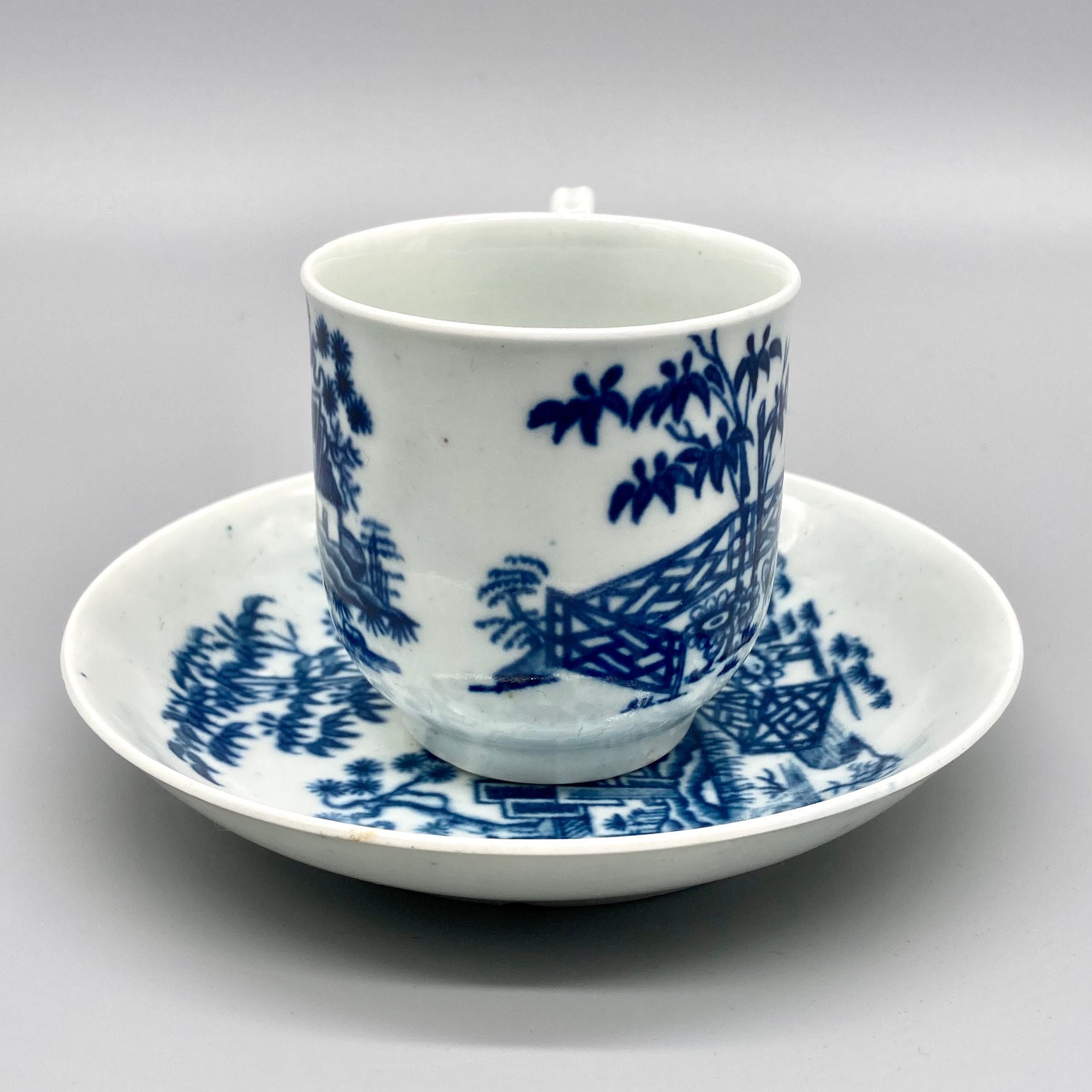 ≪超目玉★12月≫ & Cup Coffee Porcelain Worcester Saucer, Pattern Plantation 工芸品